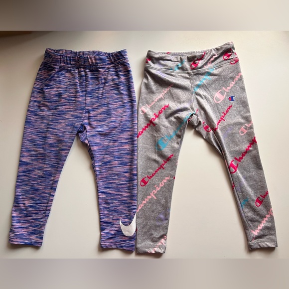 3 Garanimal Shorts 24 Months And 2 Leggings 2T Champion And Nike - Picture 5 of 5